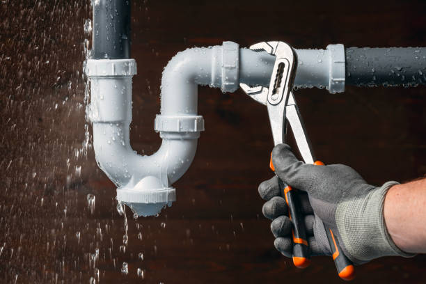 Professional Drain Cleaning technician working in Burlington, MA